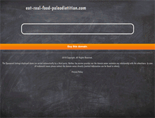 Tablet Screenshot of eat-real-food-paleodietitian.com